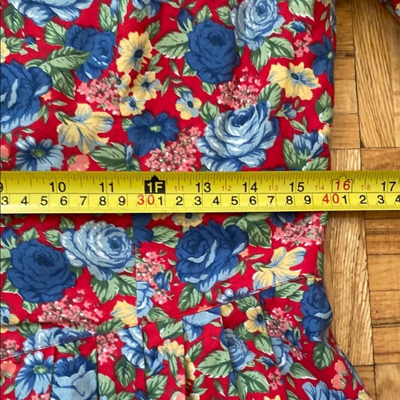 Vintage 90s dress floral print prairie, romantic cottagecore, granny 100% cotton - Picture 15 of 15